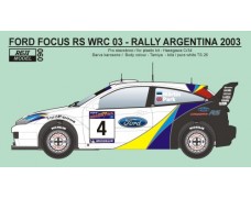 Decal - Ford Focus WRC 03 Rally Argentina 2003